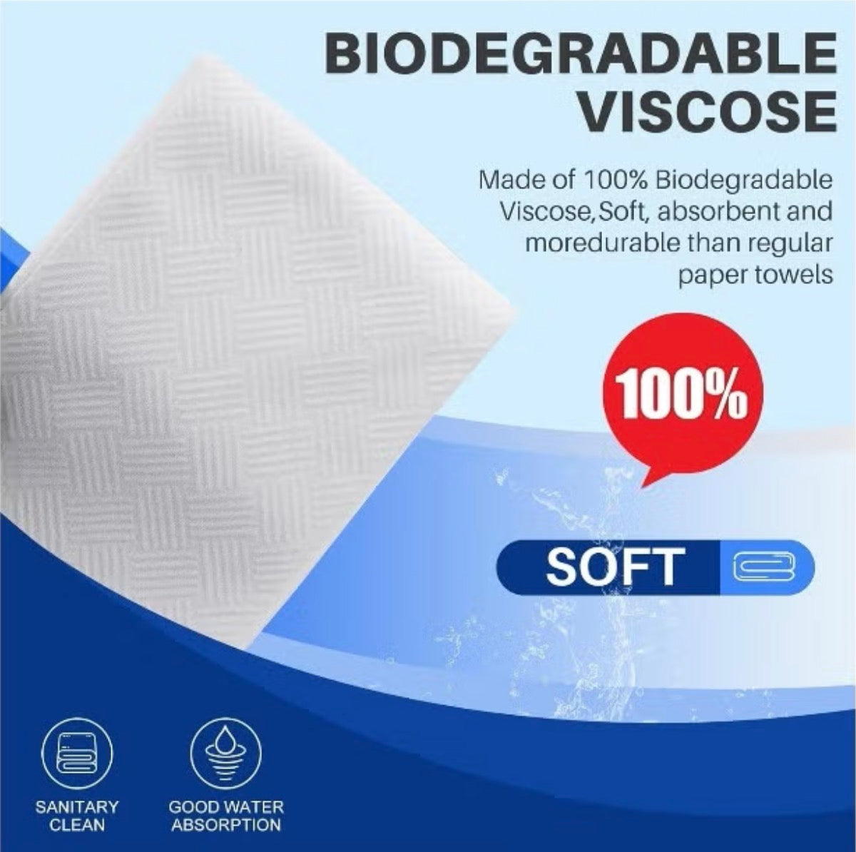 USTEL Soft Disposable Bath Towel 70×140 cm | منشفة استحمام ناعمة للاستعمال الواحد