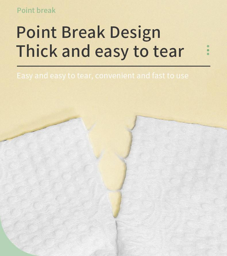 Premium Disposable Towel رول مناديل قطنية فاخرة للاستخدام الجاف والرطب –